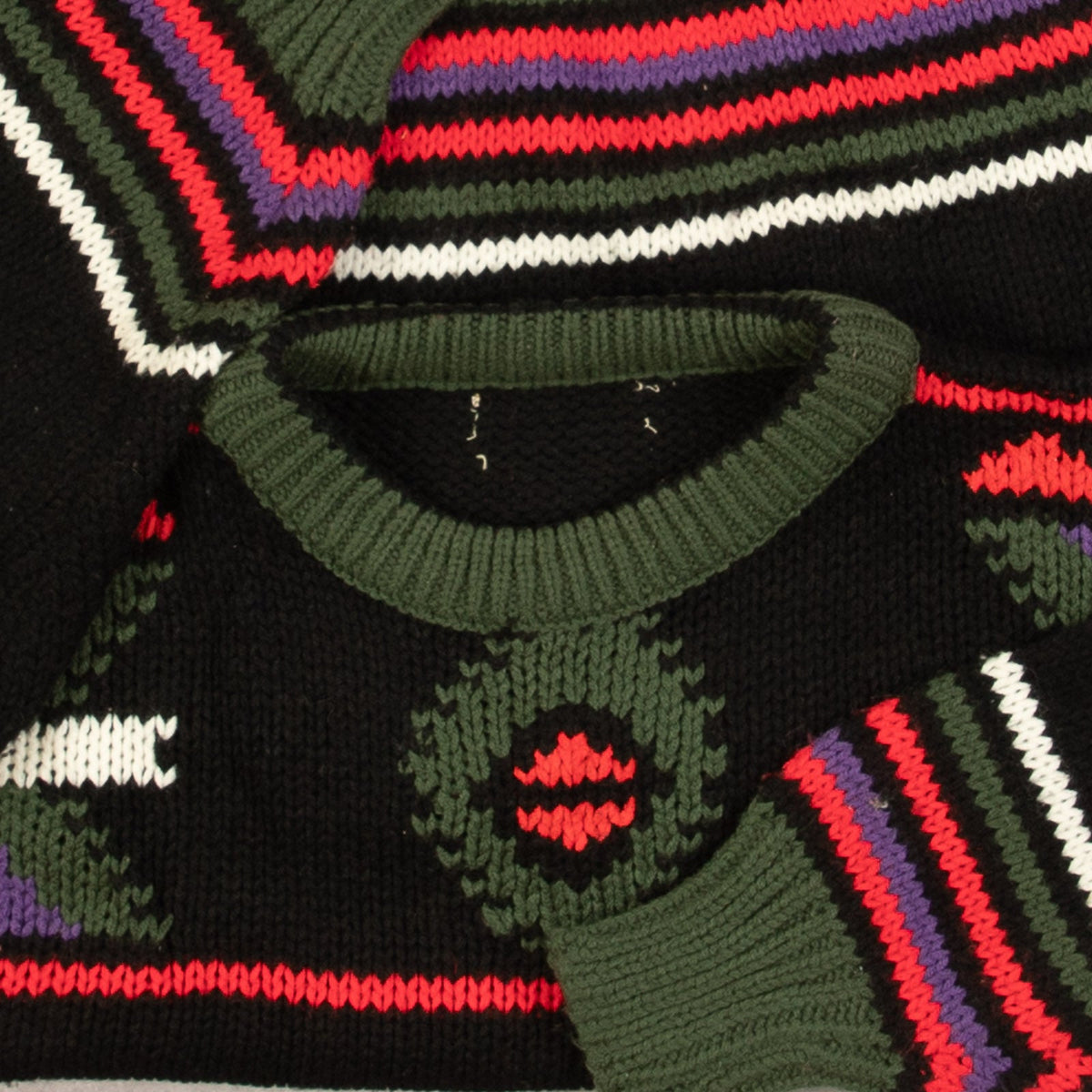 WOMEN'S VINTAGE 1990S STRUCTURED KNITTED JUMPER - LARGE