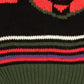 WOMEN'S VINTAGE 1990S STRUCTURED KNITTED JUMPER - LARGE