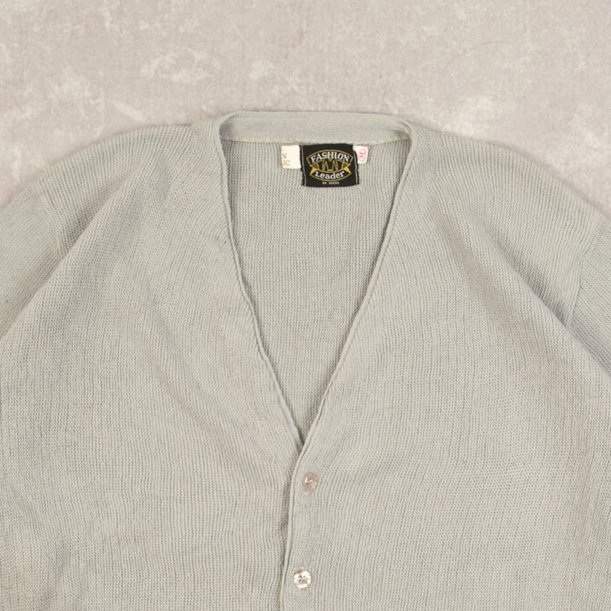 MEN'S VINTAGE 1980S KNITTED CARDIGAN - MEDIUM