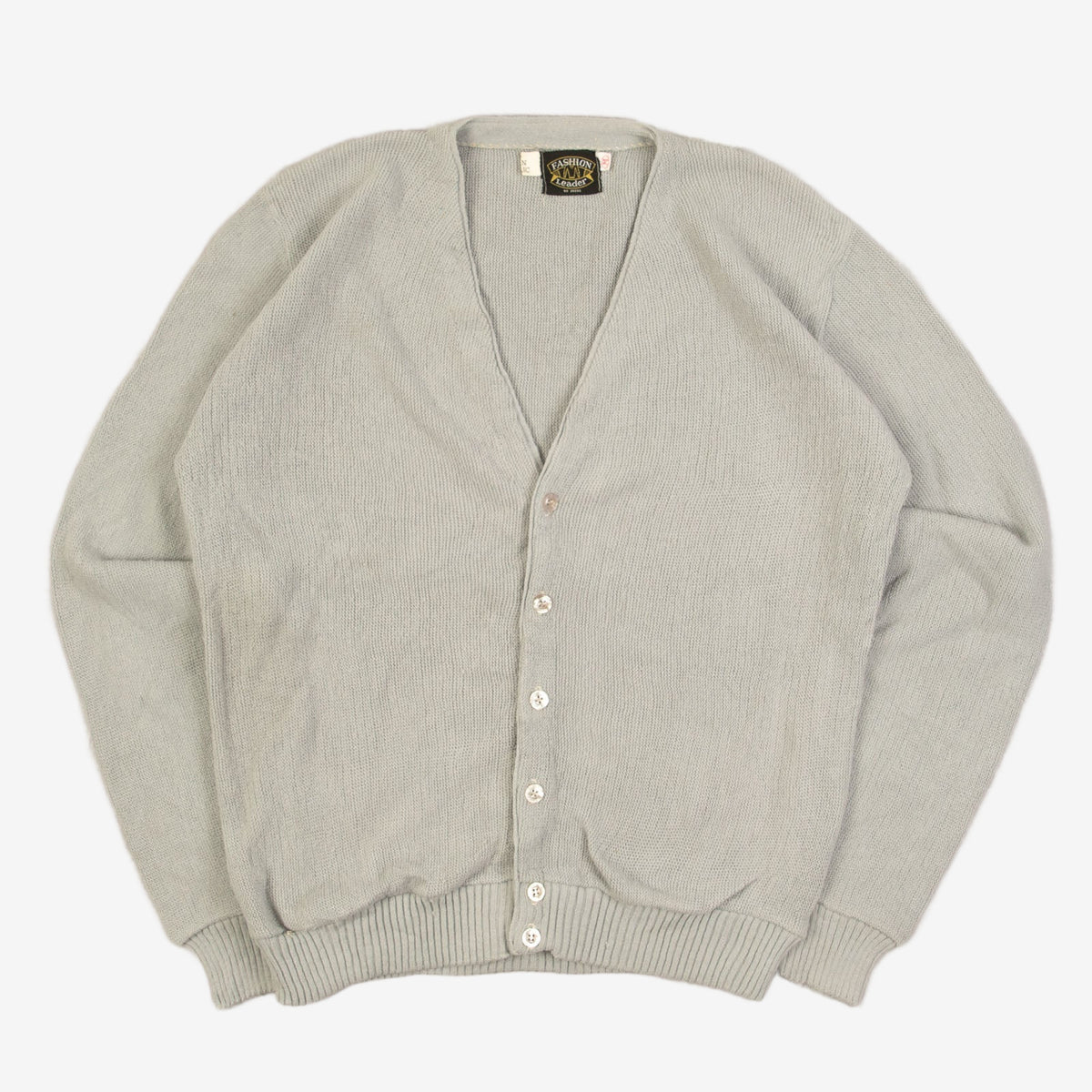 MEN'S VINTAGE 1980S KNITTED CARDIGAN - MEDIUM