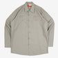 MEN'S VINTAGE RED KAP BLANK BUTTON UP SHIRT - LARGE