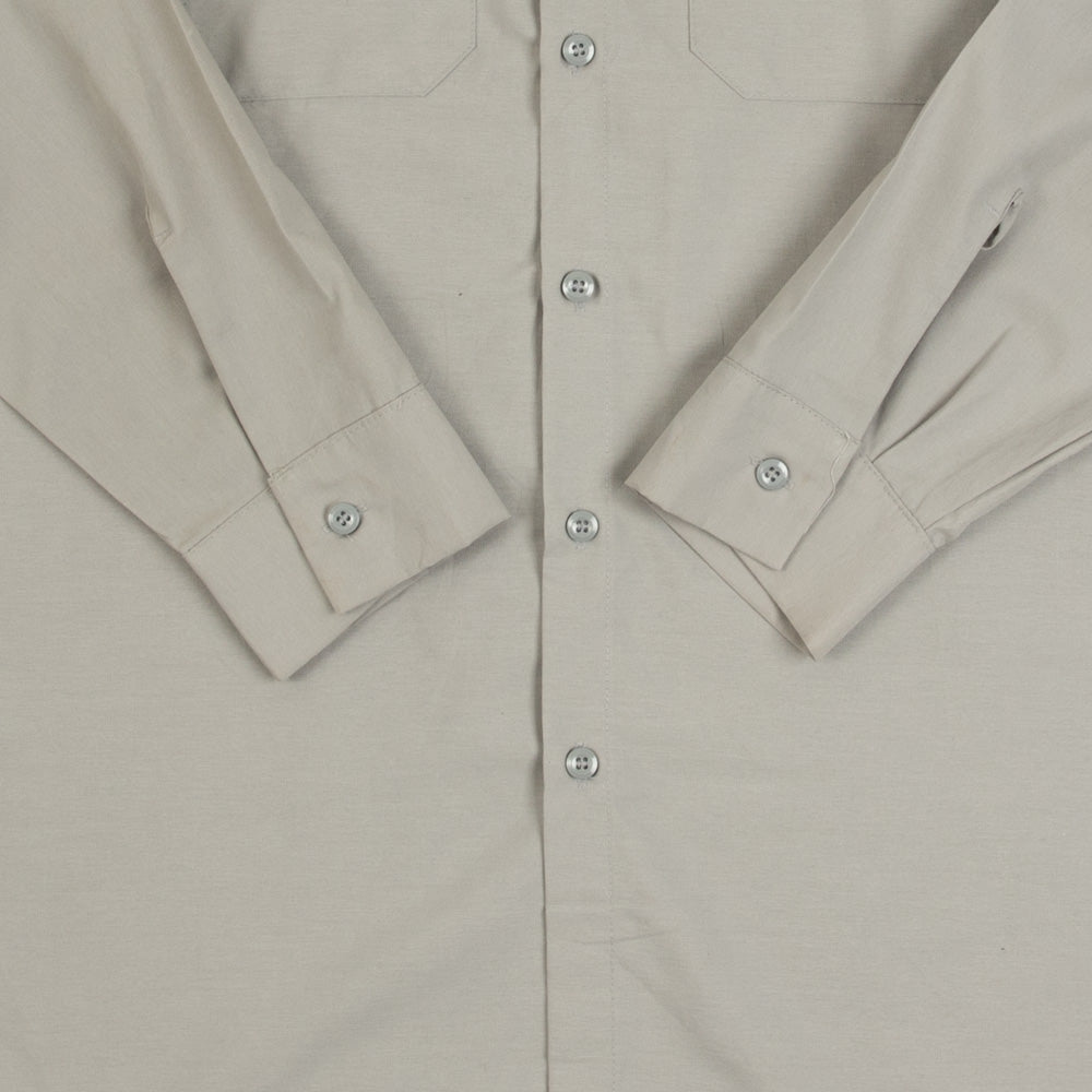 MEN'S VINTAGE RED KAP BLANK BUTTON UP SHIRT - LARGE