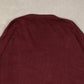 MEN'S VINTAGE 1990S PATTERNED STRUCTURED KNITTED JUMPER - LARGE