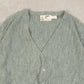 MEN'S VINTAGE 1980S KNITTED CARDIGAN - LARGE