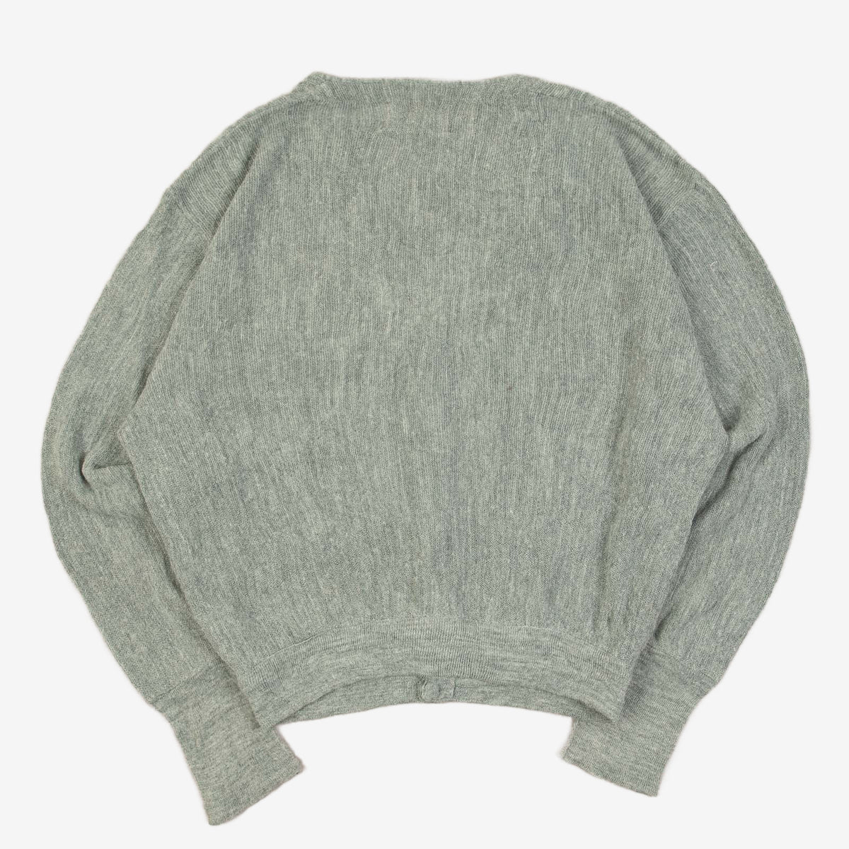 MEN'S VINTAGE 1980S KNITTED CARDIGAN - LARGE
