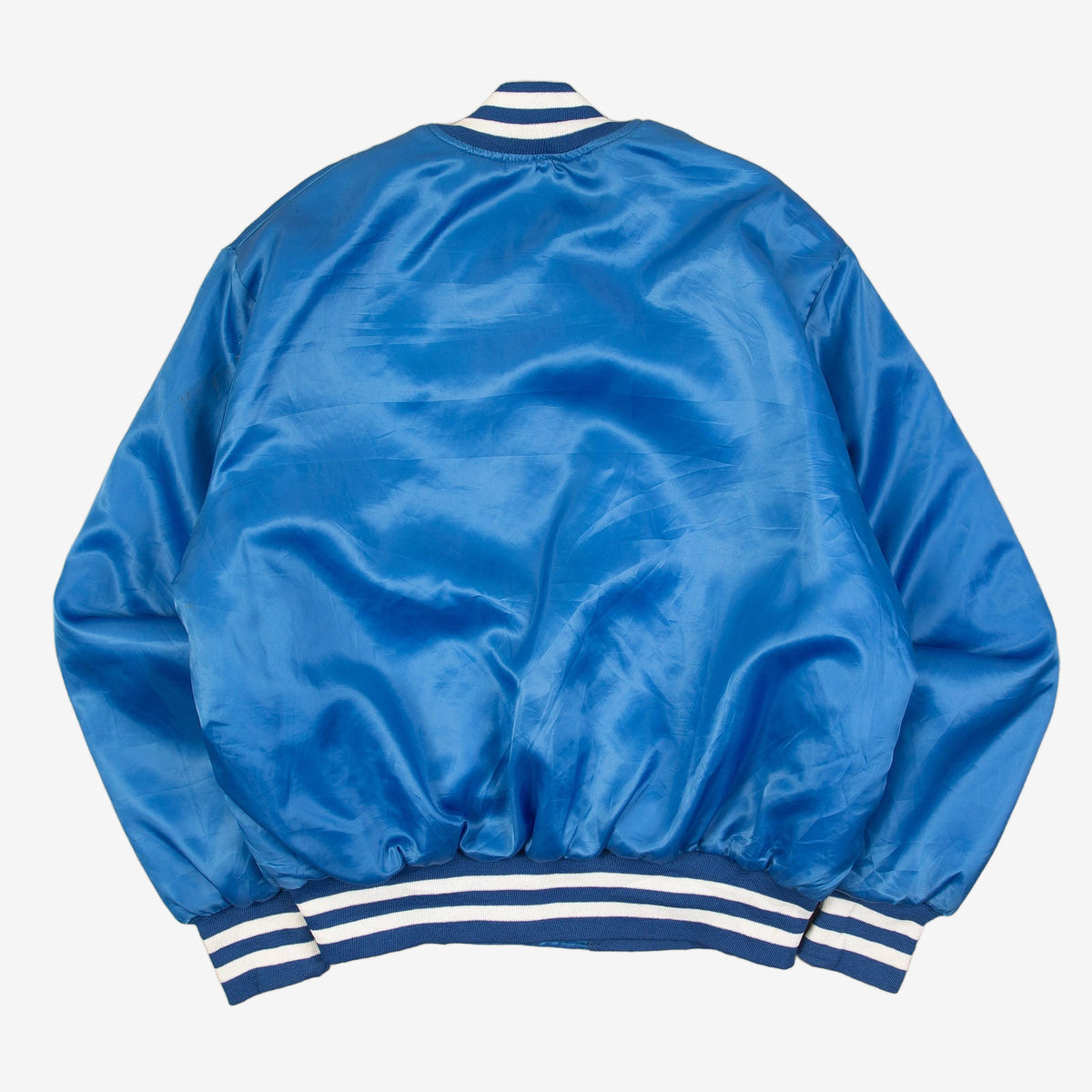 MEN'S VINTAGE 1980S SATIN BOMBER JACKET - X-LARGE