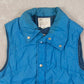 MEN'S VINTAGE 1980S PADDED GILET VEST JACKET - MEDIUM