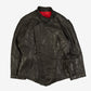 WOMEN'S VINTAGE 1980S LEATHER BIKER JACKET - LARGE