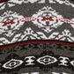 MEN'S VINTAGE 1990S PATTERNED KNITTED JUMPER - X-LARGE