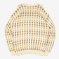 MEN'S VINTAGE 1990S STRUCTURED PATTERNED KNITTED JUMPER - X-LARGE