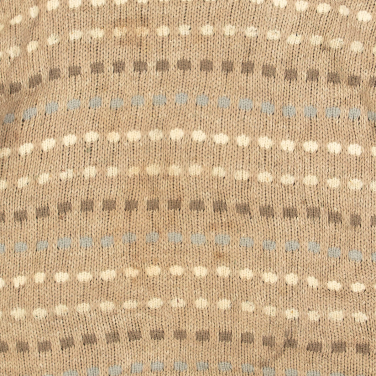 MEN'S VINTAGE 1990S STRUCTURED PATTERNED KNITTED JUMPER - X-LARGE