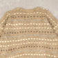 MEN'S VINTAGE 1990S STRUCTURED PATTERNED KNITTED JUMPER - X-LARGE