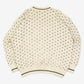 MEN'S VINTAGE 1990S STRUCTURED PATTERNED KNITTED JUMPER - XX-LARGE
