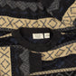 MEN'S VINTAGE 1990S SEARS PATTERNED KNITTED JUMPER - LARGE