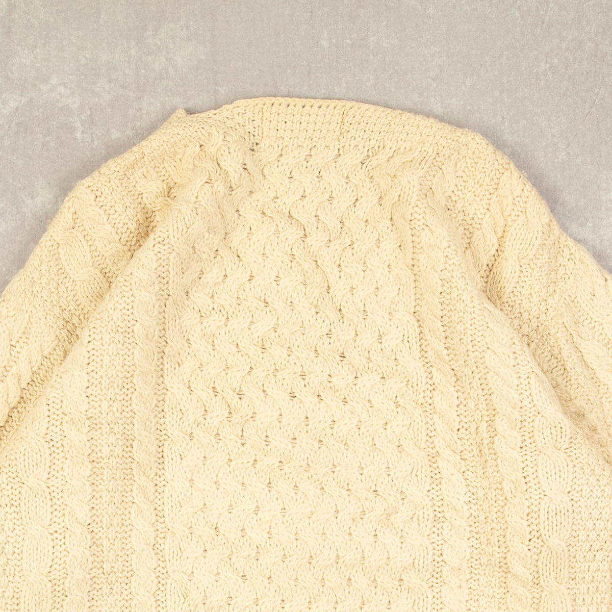 WOMEN'S VINTAGE 1990S ROUND NECK STRUCTURED CARDIGAN - LARGE