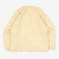 WOMEN'S VINTAGE 1990S ROUND NECK STRUCTURED CARDIGAN - LARGE