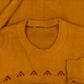 MEN'S VINTAGE 1980S PATTERNED KNITTED JUMPER - LARGE