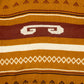 MEN'S VINTAGE 1980S PATTERNED KNITTED JUMPER - LARGE