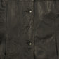 WOMEN'S VINTAGE 1990S LEATHER BLAZER JACKET - LARGE