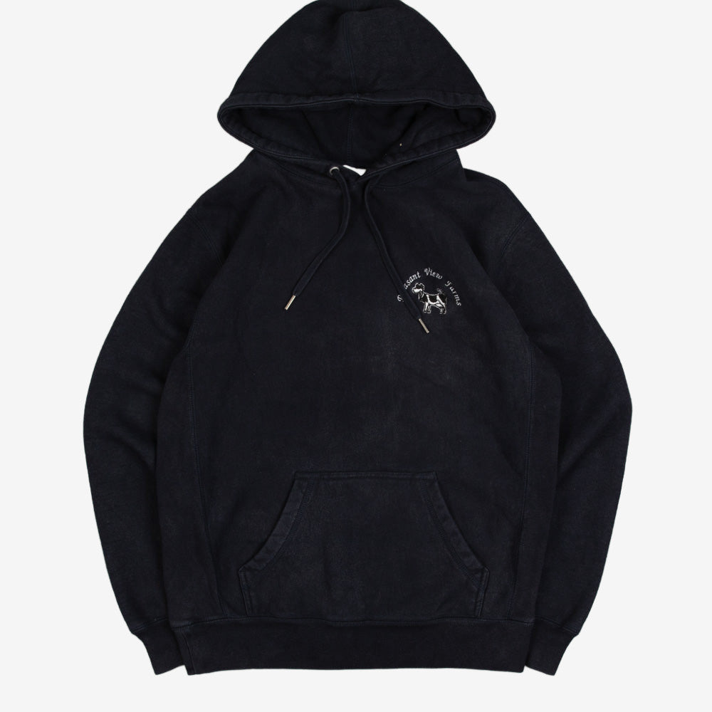 MEN'S VINTAGE PLEASANT VIEW FARM HOODED SWEATSHIRT - SMALL