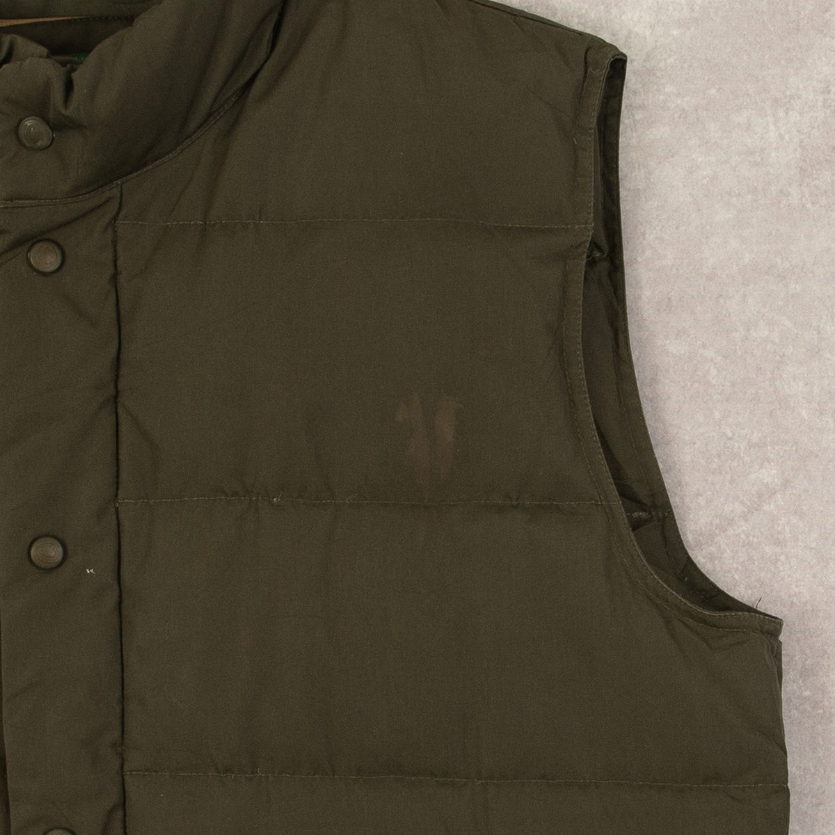 MEN'S VINTAGE 1990S PUFFER DOWN GILET JACKET - LARGE