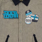 MEN'S VINTAGE 1990S ROCAWEAR PATCH VARSITY BOMBER JACKET - SMALL