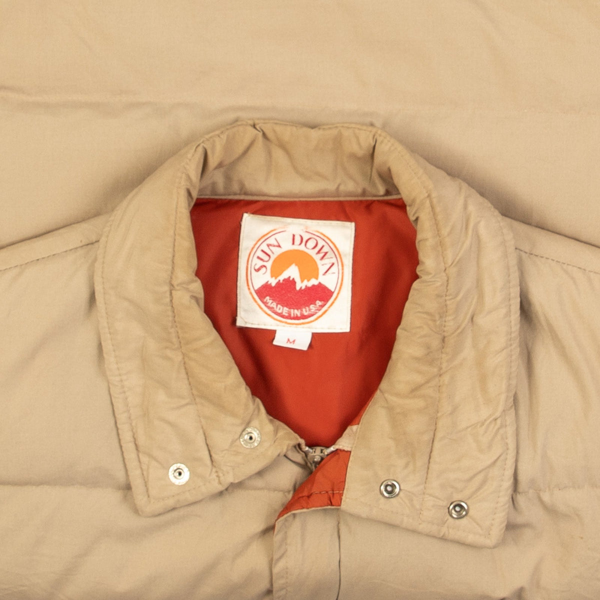 MEN'S VINTAGE 1980S PUFFER DOWN GILET JACKET - MEDIUM