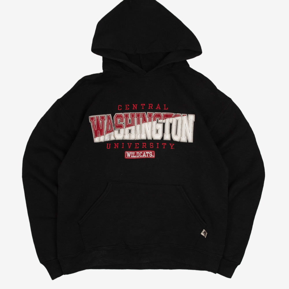 MEN'S VINTAGE RUSSELL ATHLETIC WASHINGTON HOODED SWEATSHIRT - MEDIUM