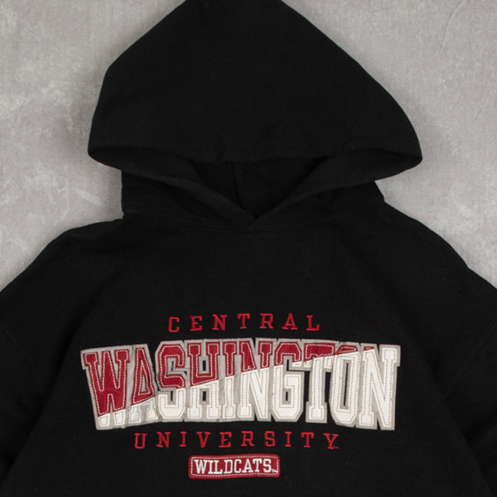 MEN'S VINTAGE RUSSELL ATHLETIC WASHINGTON HOODED SWEATSHIRT - MEDIUM