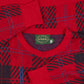 MEN'S VINTAGE 1990S CHECKED KNITTED JUMPER - MEDIUM