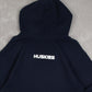 MEN'S VINTAGE RUSSELL ATHLETIC HUNT TENNIS HOODED SWEATSHIRT - MEDIUM
