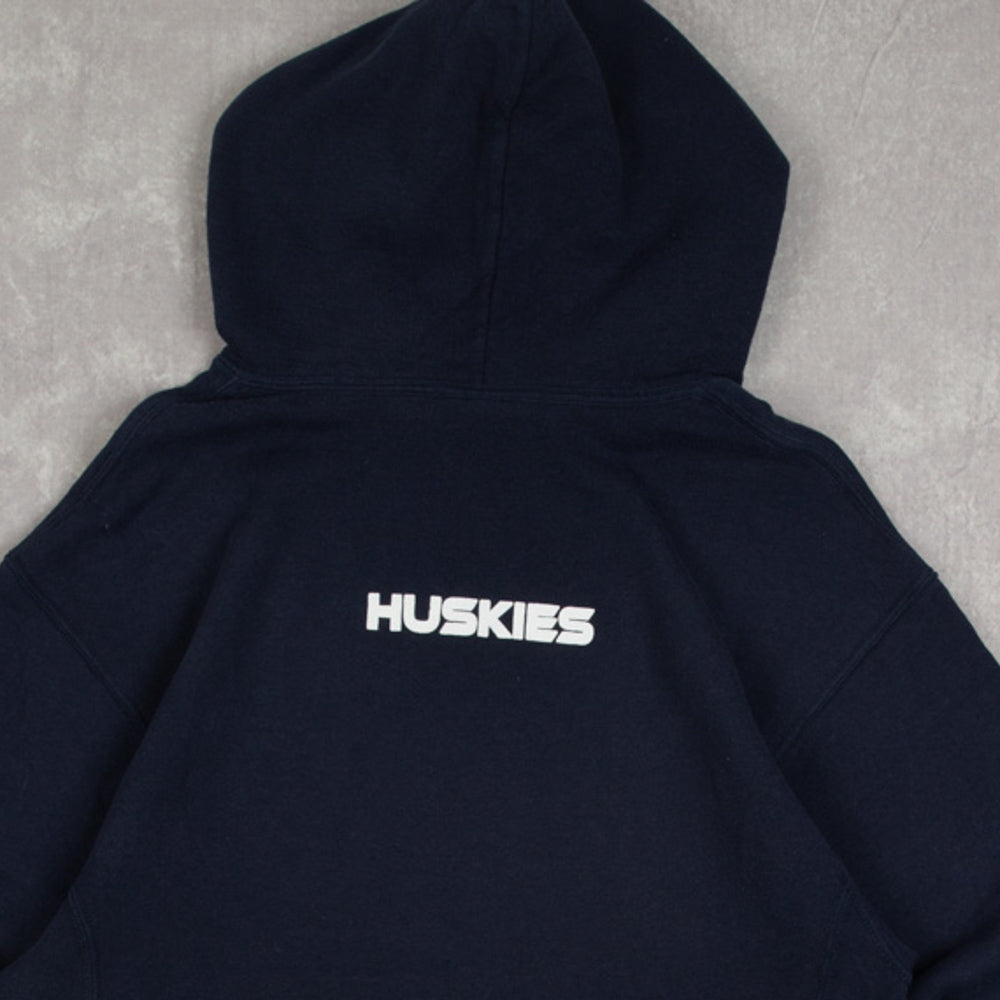 MEN'S VINTAGE RUSSELL ATHLETIC HUNT TENNIS HOODED SWEATSHIRT - MEDIUM