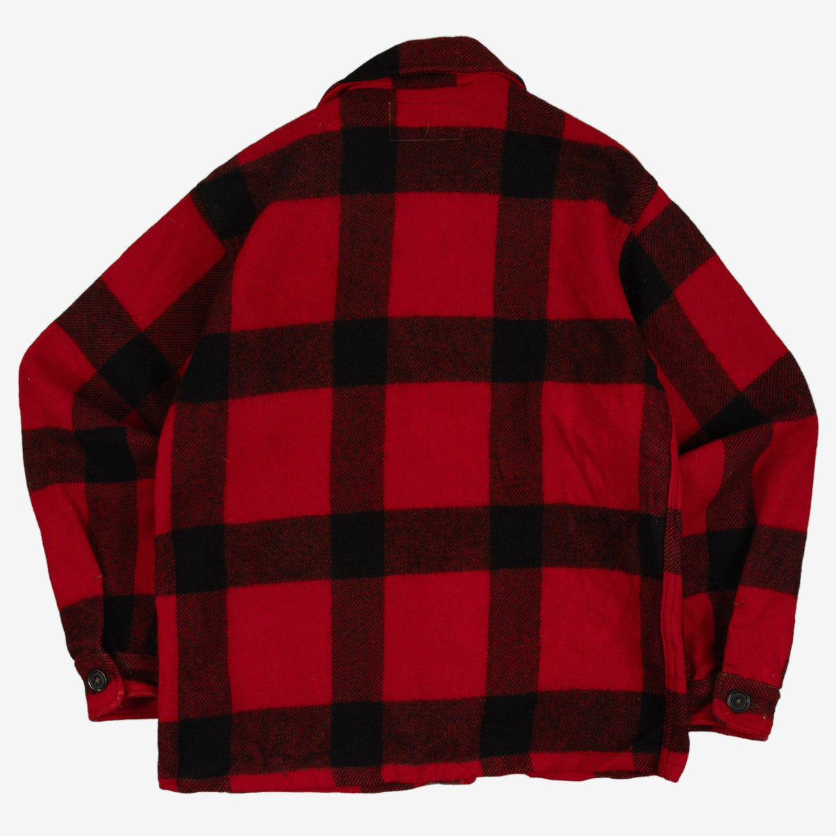 MEN'S VINTAGE 1980S CHECKED SHIRT JACKET - MEDIUM