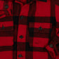 MEN'S VINTAGE 1980S CHECKED SHIRT JACKET - MEDIUM