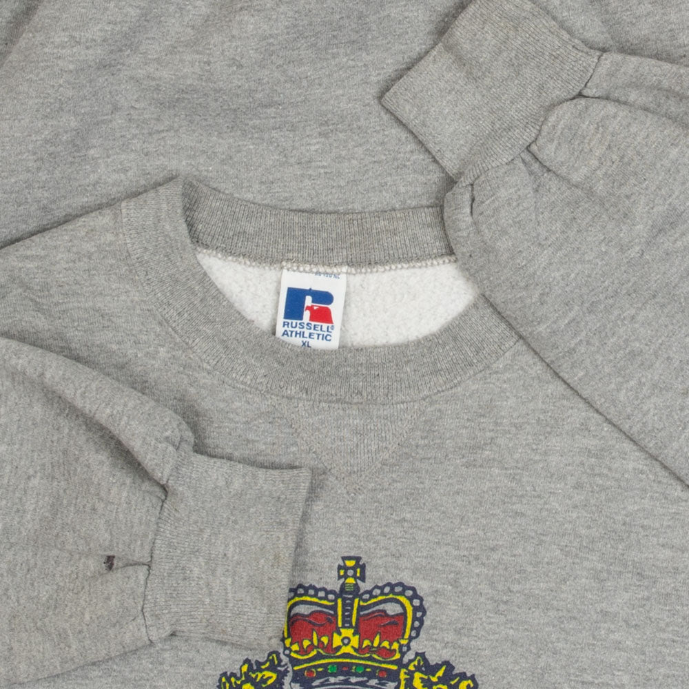 MEN'S VINTAGE 2000 RUSSELL ATHLETIC NEW WESTMINSTER SOCCER SWEATSHIRT - X-LARGE