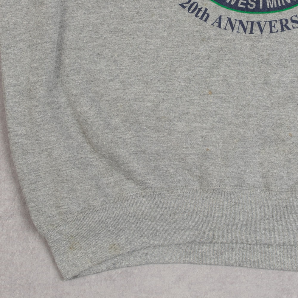 MEN'S VINTAGE 2000 RUSSELL ATHLETIC NEW WESTMINSTER SOCCER SWEATSHIRT - X-LARGE