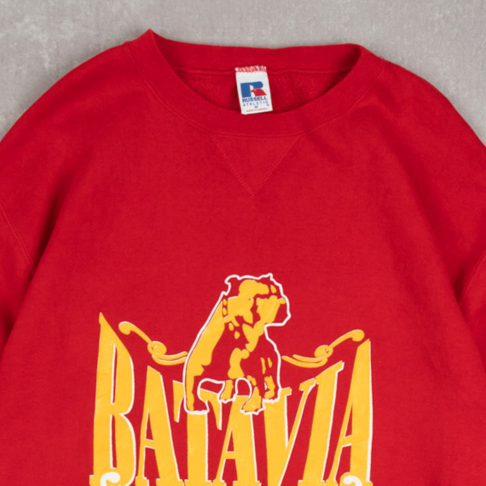 MEN'S VINTAGE RUSSELL ATHLETIC BATAVIA BULLDOGS SWEATSHIRT - MEDIUM