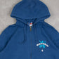 MEN'S VINTAGE RUSSELL ATHLETIC BAYERN ZIP UP HOODED SWEATSHIRT - MEDIUM
