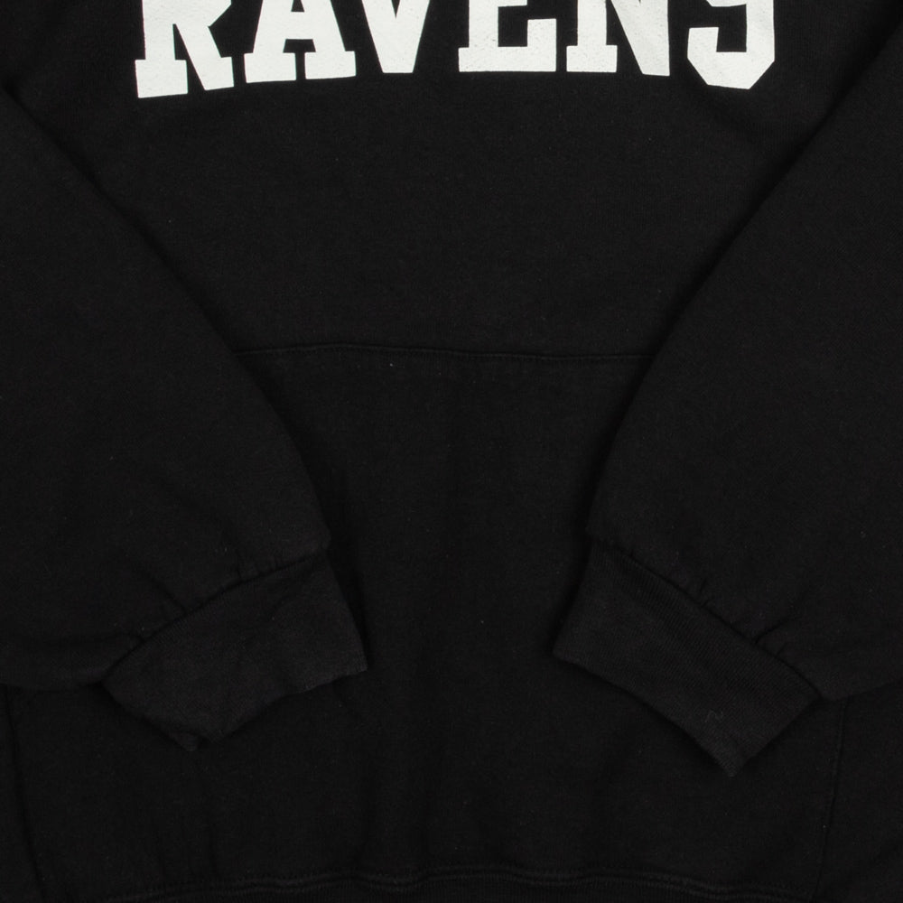 MEN'S VINTAGE RUSSELL ATHLETIC CARLETON RAVENS HOODED SWEATSHIRT - XX-LARGE