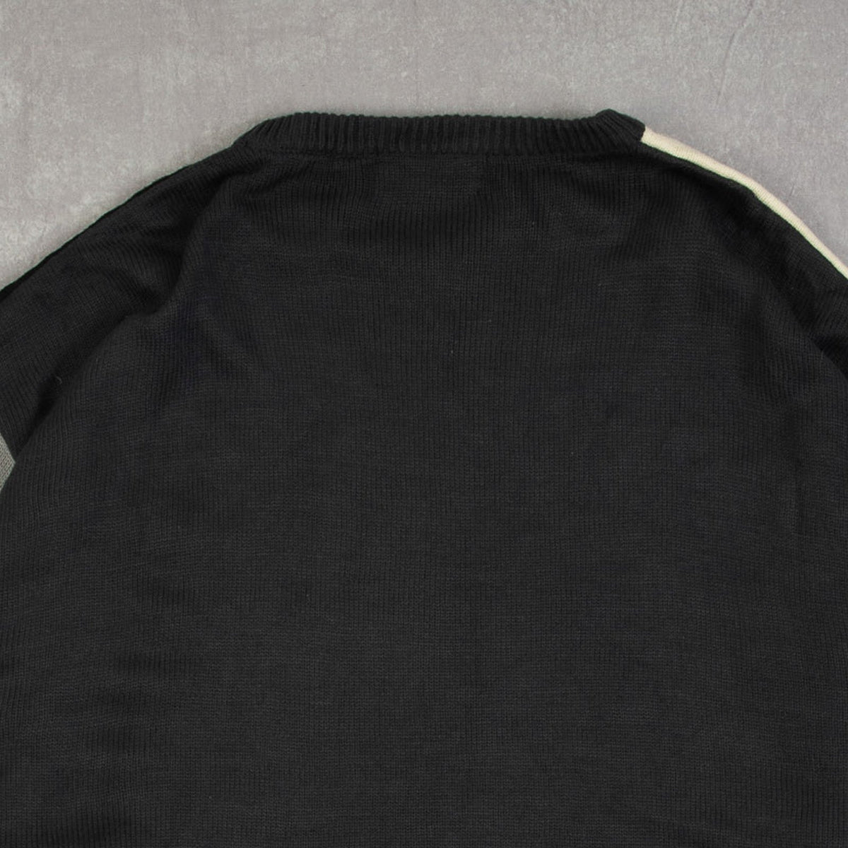 WOMEN'S VINTAGE 1990S BLOCK STITCH KNITTED JUMPER - XX-LARGE