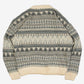 MEN'S VINTAGE 1990S STRUCTURED PATTERNED KNITTED JUMPER - X-LARGE