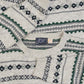 MEN'S VINTAGE 1990S PATTERNED KNITTED JUMPER - XX-LARGE
