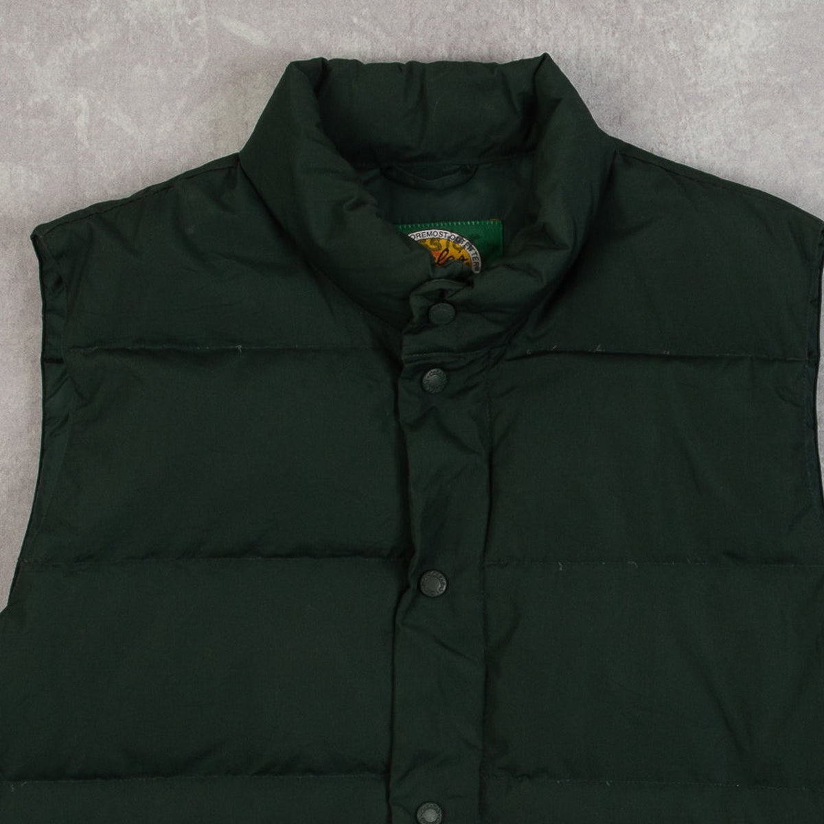 MEN'S VINTAGE 1990S PANELLED DOWN PUFFER GILET JACKET - SMALL