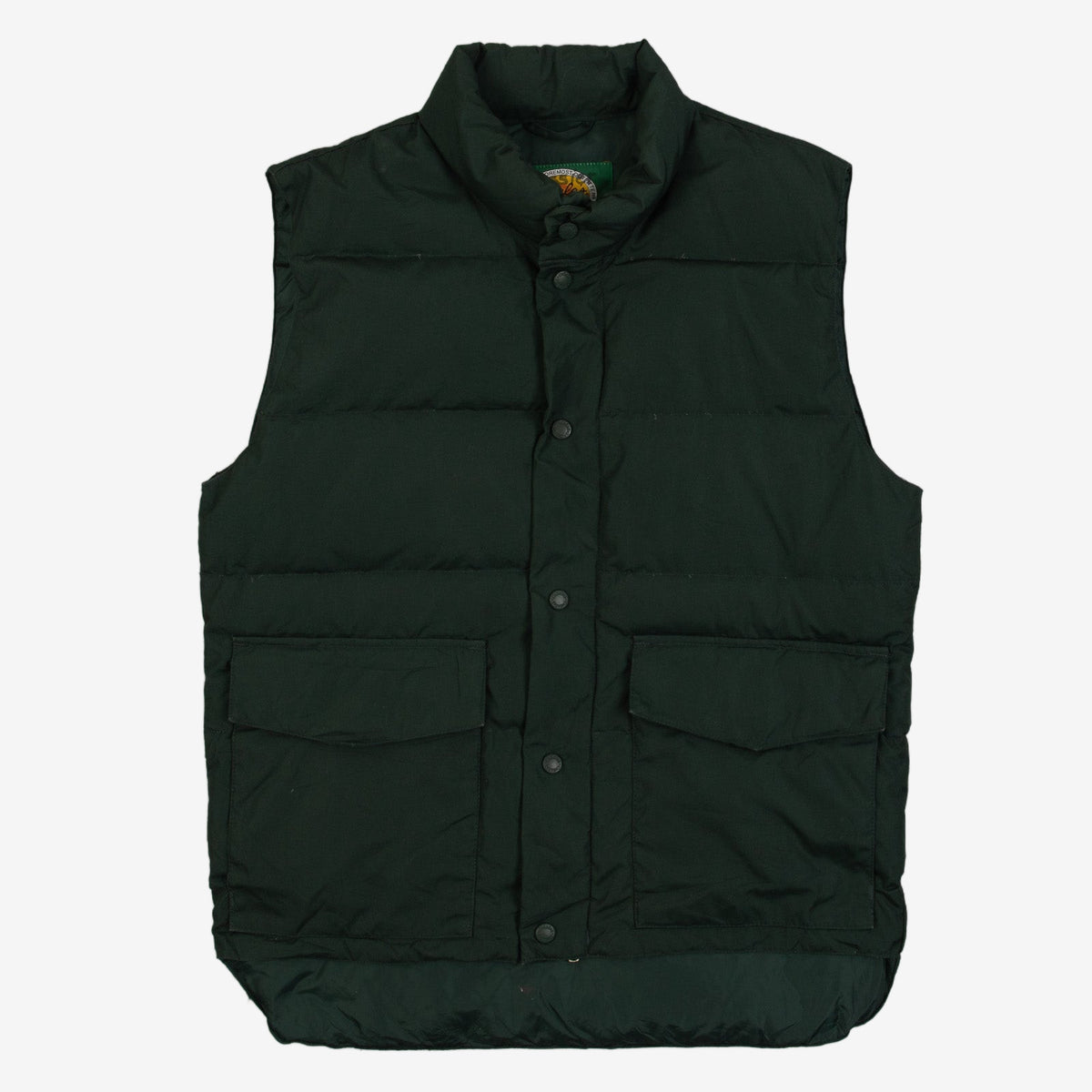 MEN'S VINTAGE 1990S PANELLED DOWN PUFFER GILET JACKET - SMALL