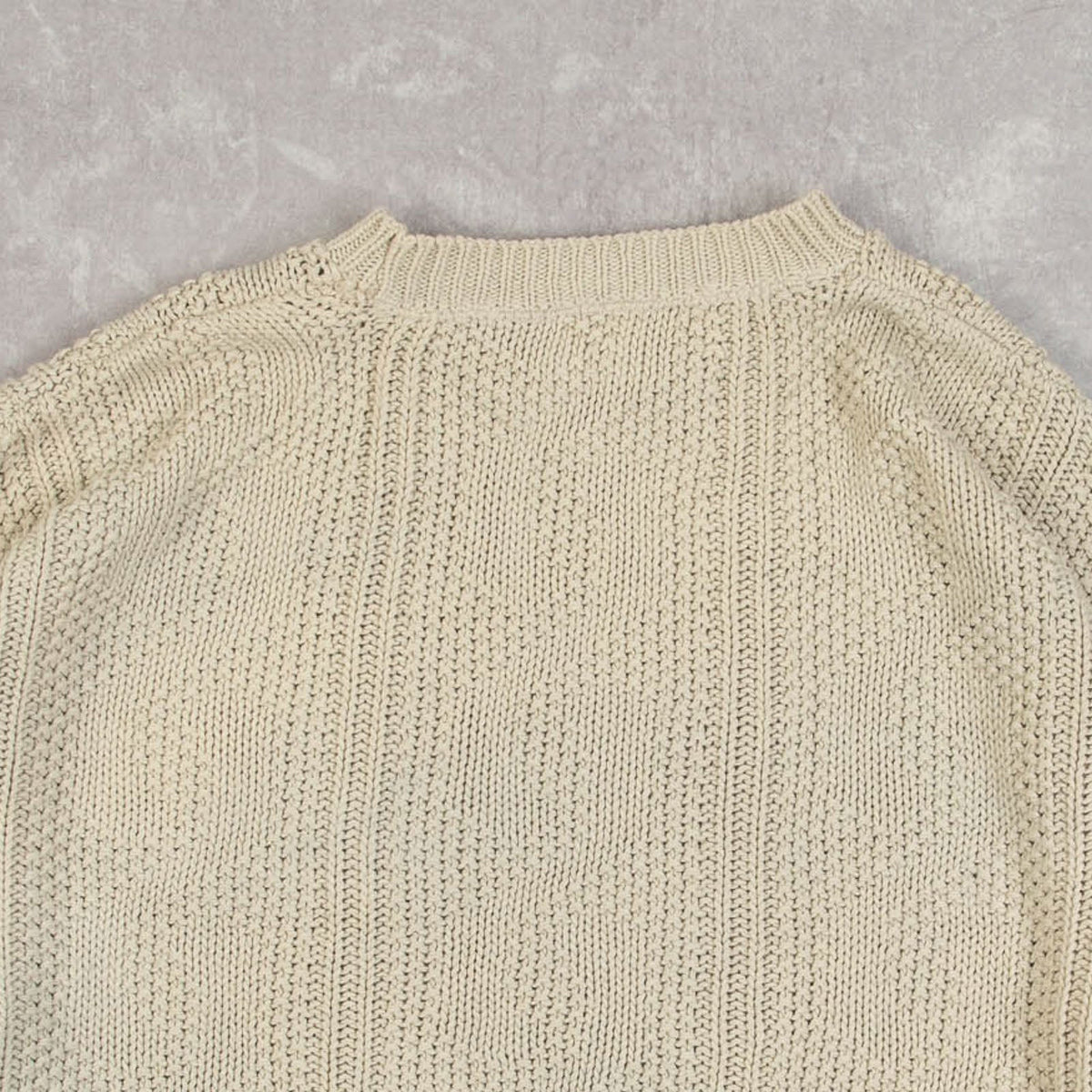 WOMEN'S VINTAGE 1990S STRUCTURED KNITTED JUMPER - LARGE