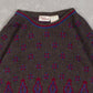 MEN'S VINTAGE 1980S PATTERNED KNITTED JUMPER - SMALL