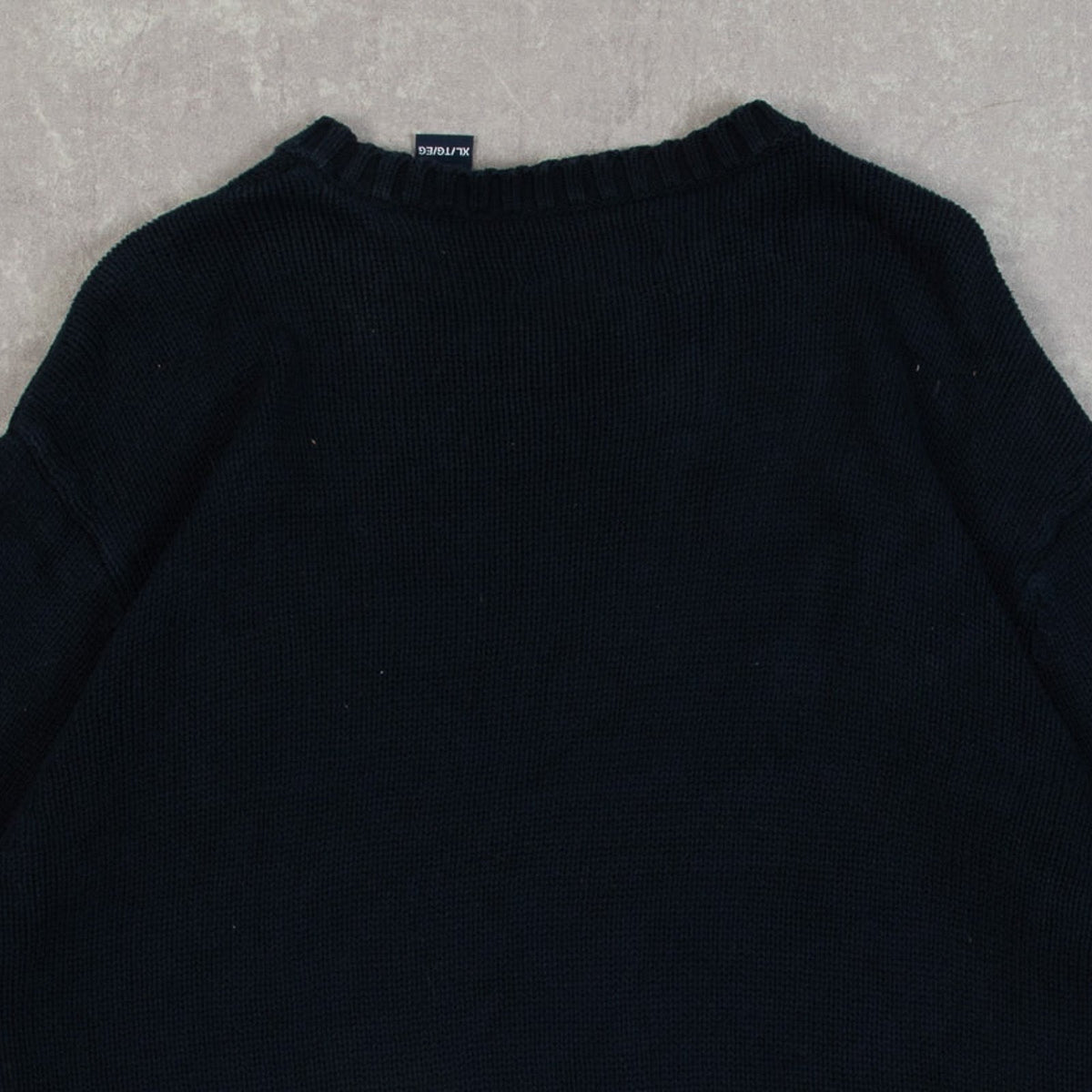 MEN'S VINTAGE CHAPS KNITTED JUMPER - X-LARGE