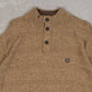 MEN'S VINTAGE CHAPS BUTTONED KNITTED JUMPER - X-LARGE