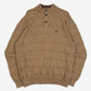 MEN'S VINTAGE CHAPS BUTTONED KNITTED JUMPER - X-LARGE