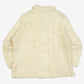 WOMEN'S VINTAGE 1990S ARAN COLLARED KNITTED CARDIGAN - LARGE